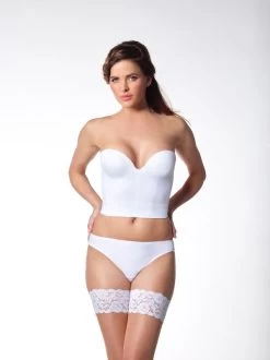 Poirier Bustier 206 Wit -Poirier Trouwjurk 206 002 2 1 1