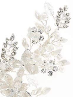 Poirier BB-432 Zilver Haarkam -Poirier Trouwjurk bb 432 029 bb 432 029 03