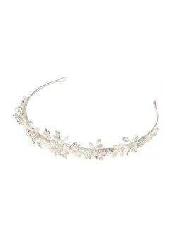 Poirier BB-7138 Tiara Zilver -Poirier Trouwjurk bb 7138 029 bb 7138 029 02