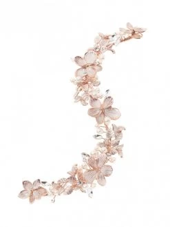 Poirier BB-433 Haarsieraad Roségoud -Poirier Trouwjurk bb rose 3