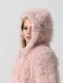 Poirier BOL-26 Maraboe Jasje Blush -Poirier Trouwjurk bol 26 049 bol 26 049 04