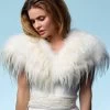 Poirier BOL-16 Marabou Stola -Poirier Trouwjurk bol 16 002 01 1