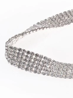 Poirier C-1410 Riem Zilver -Poirier Trouwjurk c 1410 029 c 1410 029 03