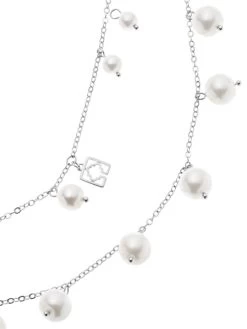 Poirier JN-100 Ketting Amélia Zilver -Poirier Trouwjurk jn 100 029 jn 100 029 003b