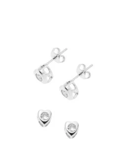 Poirier JS-002 Bruidssieraden Set Louise Zilver -Poirier Trouwjurk js 002 029 js 002 e 029 001