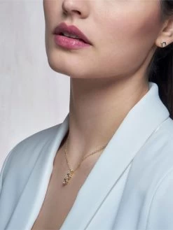 Poirier JS-002 Bruidssieraden Set Louise Goud -Poirier Trouwjurk js 002 030 js 002 e 030 005