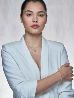 Poirier JS-002 Bruidssieraden Set Louise Goud -Poirier Trouwjurk js 002 030 js 002 s 030 003