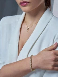 Poirier JS-002 Bruidssieraden Set Louise Goud -Poirier Trouwjurk js 002 030 js 002 sb0 004