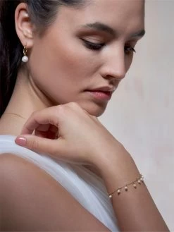 Poirier JS-004 Bruidssieraden Set Anaïs Goud -Poirier Trouwjurk js 004 030 js 004 b 030 002a