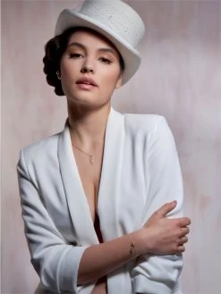 Poirier JS-009 Bruidssieraden Set Julia Goud -Poirier Trouwjurk js 009 030 js 009 s 030 004