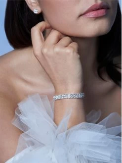 Poirier JS-010 Bruidssieraden Set Ella Zilver -Poirier Trouwjurk js 010 029 js 010 b 029 002