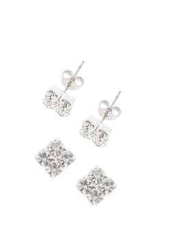 Poirier JS-010 Bruidssieraden Set Ella Zilver -Poirier Trouwjurk js 010 029 js 010 e 029 004c