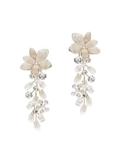 Poirier NC-1334 Oorbellen Goud -Poirier Trouwjurk nc 1334 030 nc 1334 030 02