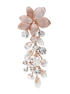 Poirier NC-1334 Oorbellen Roségoud -Poirier Trouwjurk nc 1334 079 nc 1334 079 03