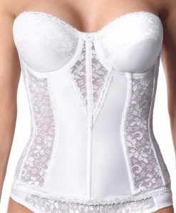 Poirier 423 Torselet 'Curve Collection' -Poirier Trouwjurk po 423 1