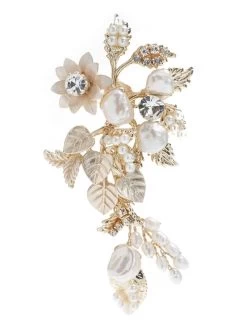 Poirier NC-1325 Oorbellen Goud -Poirier Trouwjurk po nc 1325 gold 4