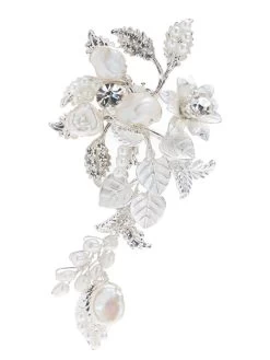 Poirier NC-1325 Oorbellen Zilver -Poirier Trouwjurk po nc 1325 silver 4