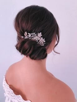 Poirier BB-432 Rose Haarkam -Poirier Trouwjurk poirier bb 432 rose 1