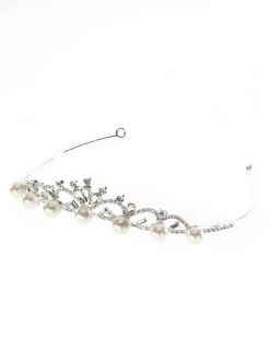 Poirier BB-738 Diadeem -Poirier Trouwjurk poirier bb 738 tiara pearls 3