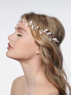 Poirier BB-8610 Haarband Rosé -Poirier Trouwjurk poirier bb 8610 rose hairband 3