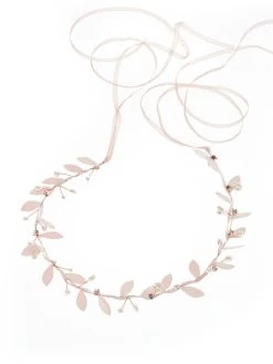 Poirier BB-8610 Haarband Rosé -Poirier Trouwjurk poirier bb 8610 rose hairband 4