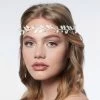 Poirier BB-8610 Haarband Zilver -Poirier Trouwjurk poirier bb 8610 silver hairband 1