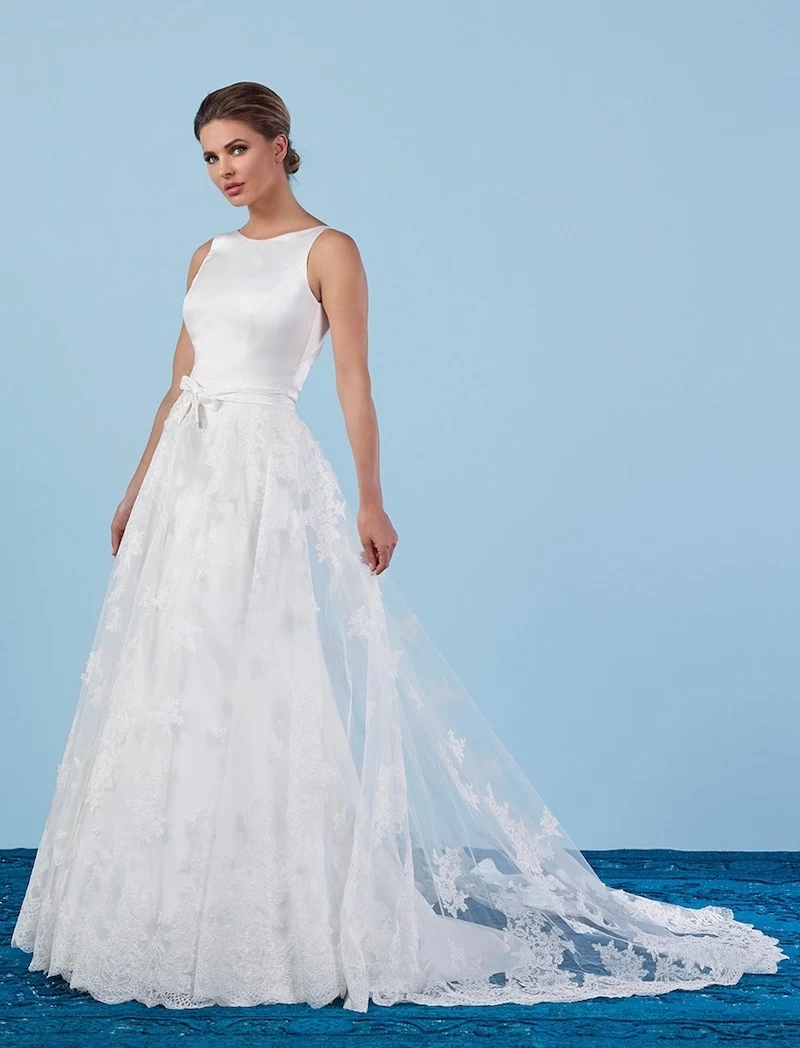 Poirier Bruidsoverrok Met Kant S301-200 3 Poirier Bruidsoverrok Met Kant S301-200