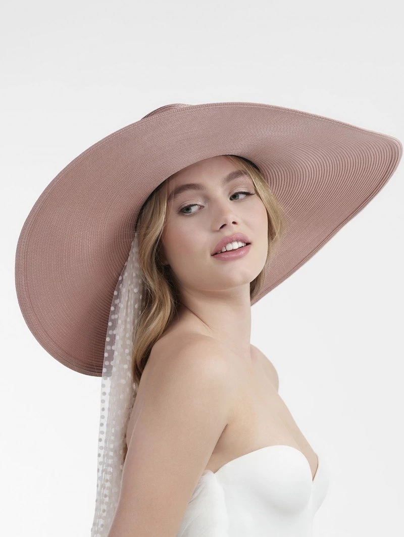 Poirier HT-103-Pink Hoed 4 Poirier HT-103-Pink Hoed - Afbeelding 2