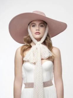 Poirier HT-103-Pink Hoed 17 Poirier HT-103-Pink Hoed -Poirier Trouwjurk poirier ht 103 pink hat 6