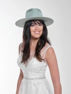 Poirier HT-300-Green Hoed 15 Poirier HT-300-Green Hoed -Poirier Trouwjurk poirier ht 300 green hat 6