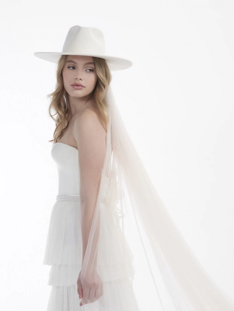 Poirier HT-301-Off White Hoed 4 Poirier HT-301-Off White Hoed - Afbeelding 2