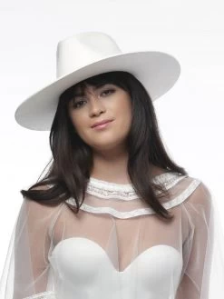 Poirier HT-301-Off White Hoed 11 Poirier HT-301-Off White Hoed -Poirier Trouwjurk poirier ht 301 off white hat 4