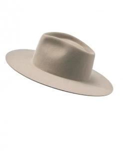 Poirier HT-301-Sand Hoed -Poirier Trouwjurk poirier ht 301 sand hat 4