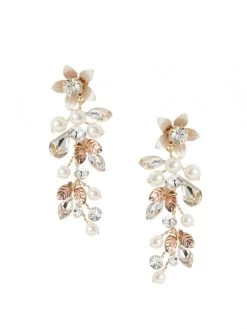 Poirier NC-1324 Oorbellen Goud -Poirier Trouwjurk poirier nc 1324 earrings gold 3