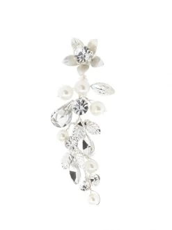 Poirier NC-1324 Oorbellen Zilver -Poirier Trouwjurk poirier nc 1324 earrings silver 4