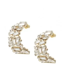 Poirier NC-1326 Oorbellen Goud -Poirier Trouwjurk poirier nc 1326 earrings gold 4