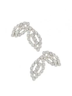 Poirier NC-1327 Oorbellen Zilver -Poirier Trouwjurk poirier nc 1327 earrings silver 3