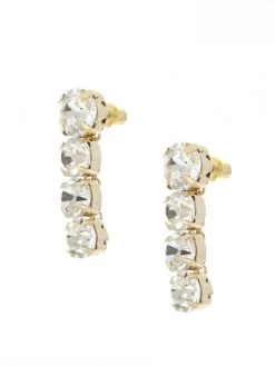Poirier NC-1328 Oorbellen Goud -Poirier Trouwjurk poirier nc 1328 earrings gold 4 1