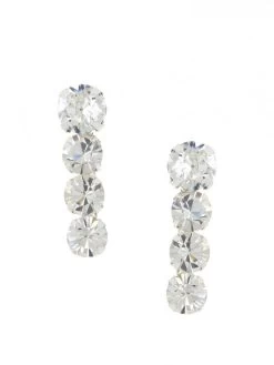Poirier NC-1328 Oorbellen Zilver -Poirier Trouwjurk poirier nc 1328 earrings silver 3