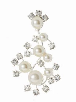 Poirier NC-1338 Oorbellen Zilver -Poirier Trouwjurk poirier nc 1338 earrings silver 4