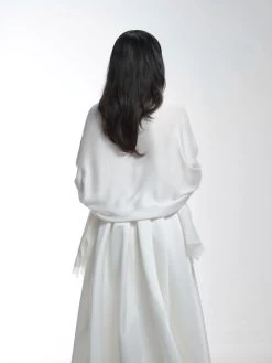 Poirier S179 Stola -Poirier Trouwjurk poirier s179 stola ivory 3