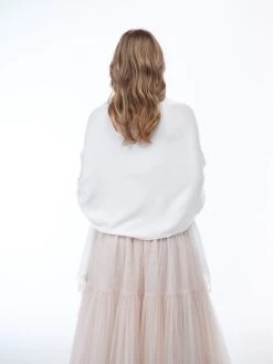 Poirier S180 Stola -Poirier Trouwjurk poirier s180 stola pearl 4