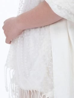 Poirier S181 Stola -Poirier Trouwjurk poirier s181 stola polkadots 5