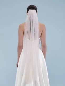 Poirier S46-120-1-Blush Sluier -Poirier Trouwjurk poirier s46 120 1 blush 3