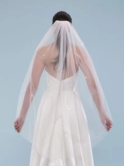 Poirier S46-120-1-Blush Sluier -Poirier Trouwjurk poirier s46 120 1 blush 4