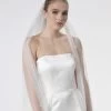 Poirier S47-210-1-Ivoor Sluier -Poirier Trouwjurk poirier s47 210 1 ivory veil 1