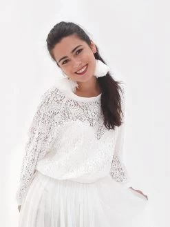 Poirier T-131 Top Lace -Poirier Trouwjurk poirier t 131 top lace 3