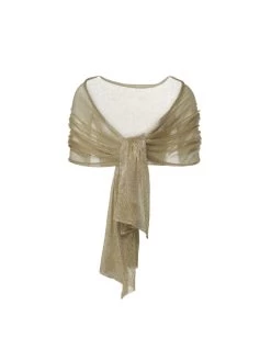 Poirier S142 Sjaal Goud -Poirier Trouwjurk s142 030 s142 030 02x 2