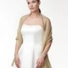 Poirier S143 Sjaal Goud -Poirier Trouwjurk s143 030 s143 030 01