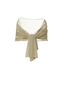 Poirier S143 Sjaal Goud -Poirier Trouwjurk s143 030 s143 030 02 2